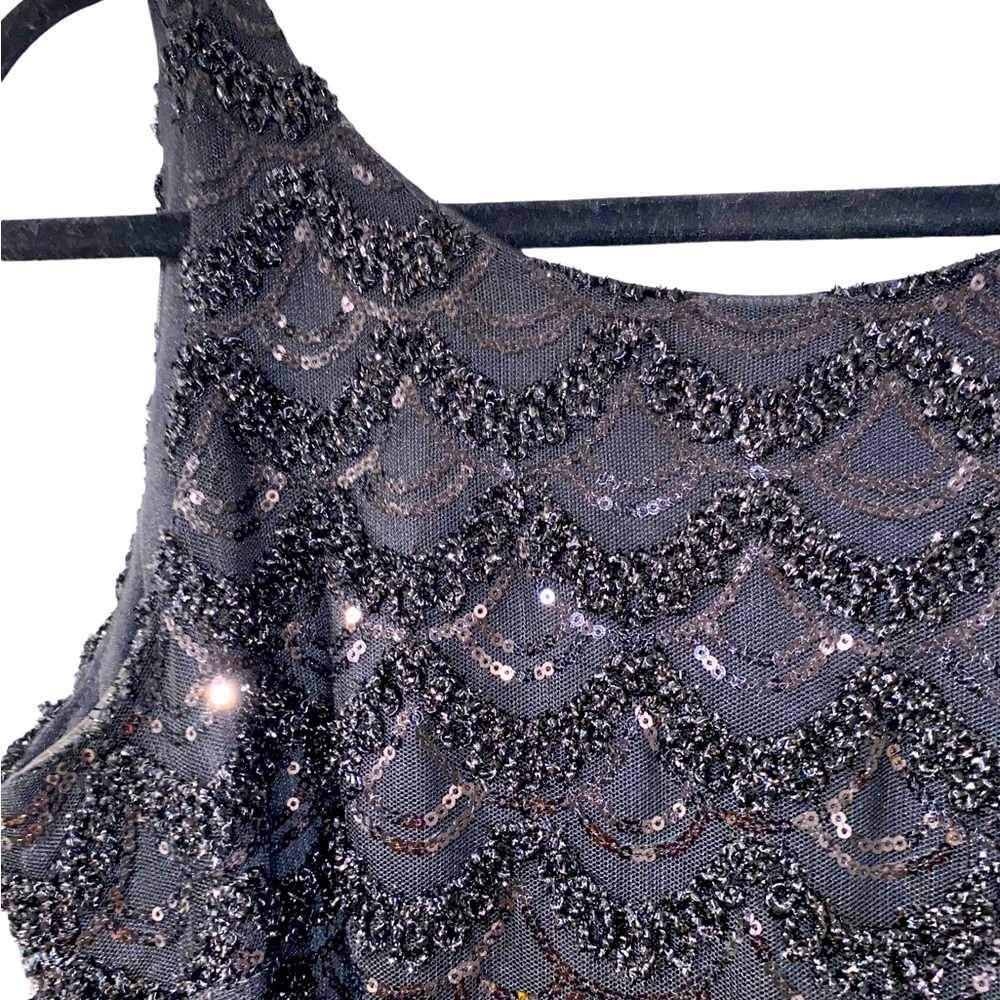 Delicate lace and sequence dress